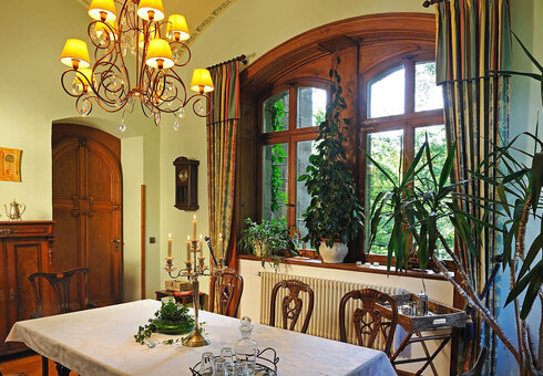 Speisezimmer auf Schloss Wetzelstein