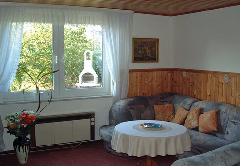 Blick in das Ferienhaus