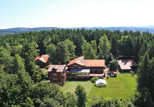 herrliche Lage mitten im Wald