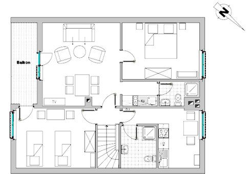 Grundriss Dachgeschoss