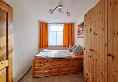 Ferienwohnung Orange (Schlafzimmer)