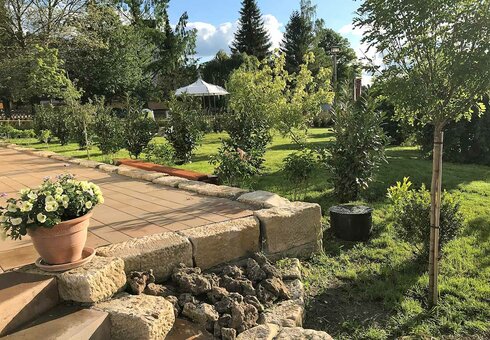 Blick zum Garten
