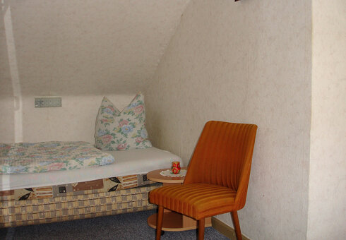 Blick in ein Gästezimmer