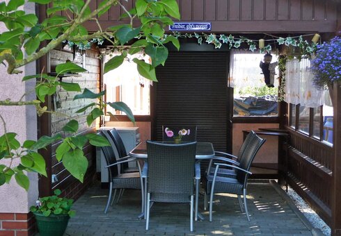 Terrasse, überdacht
