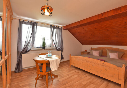 Blick in ein Gästezimmer