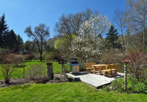 Garten mit Grillecke