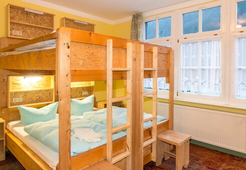 Blick in ein Gästezimmer