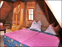Blick in ein Gästezimmer