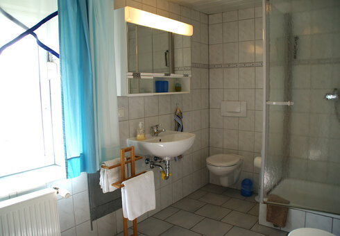 Blick in ein Badezimmer