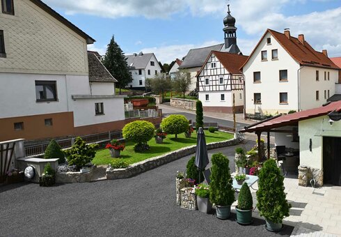 Ferienwohnung Leopold - Blick in den Hof