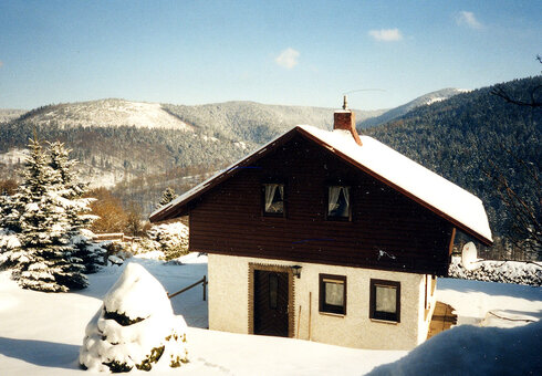 Ferienhaus Apostelblick, Winteransicht