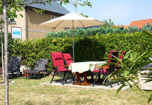 Sitzecke im Garten