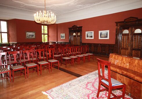 Der restaurierte Festsaal