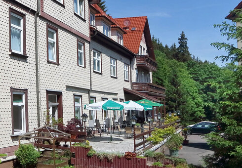 Hoteleigene Terrasse