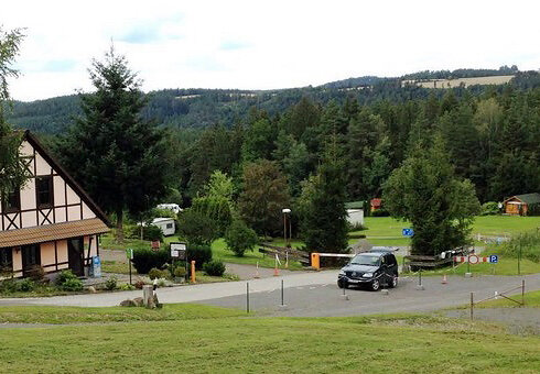 Zufahrt Campingplatz