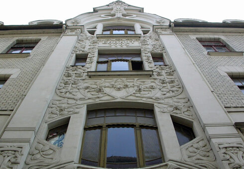 Straßenzug des Jugendstils