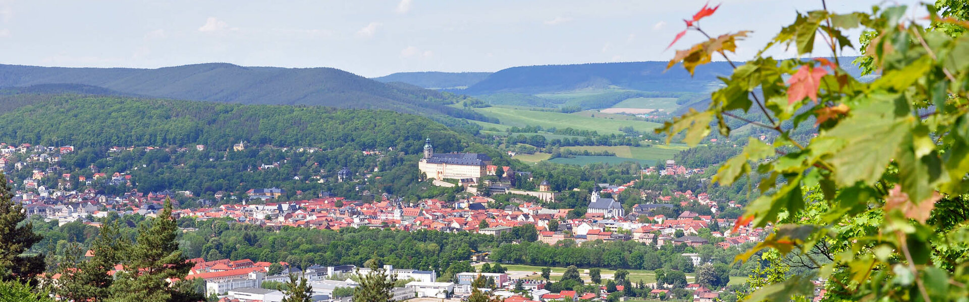 Blick auf Rudolstadt