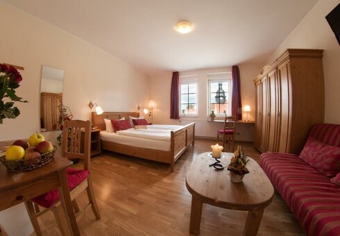 Blick in ein Gästezimmer
