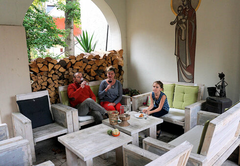 Terrasse und Biergarten