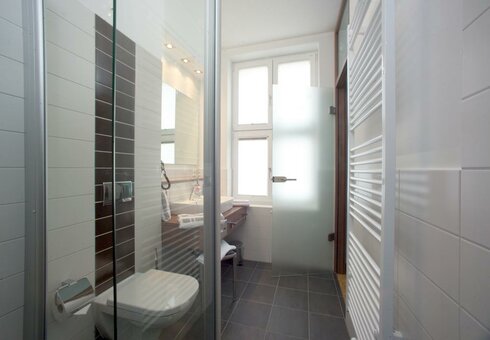 Blick in ein Badezimmer