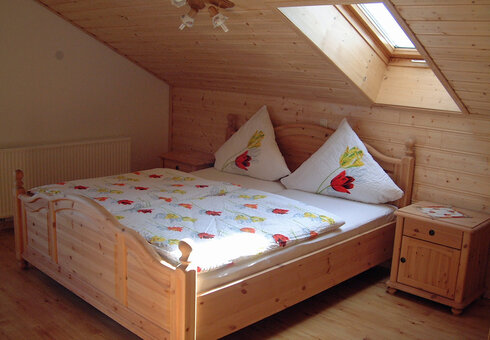 Blick in ein Gästezimmer