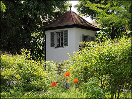Schillers Gartenhaus, Gartenzinne