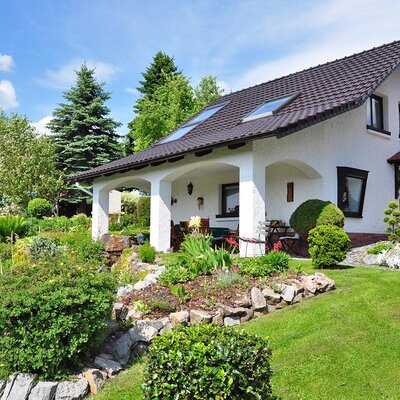 Ferienhaus Fam. Juchheim, Sommeransicht
