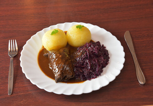 Roulade mit Thüringer Klößen