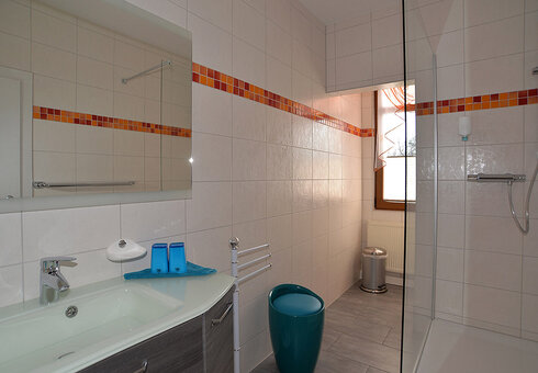Blick in ein Badezimmer