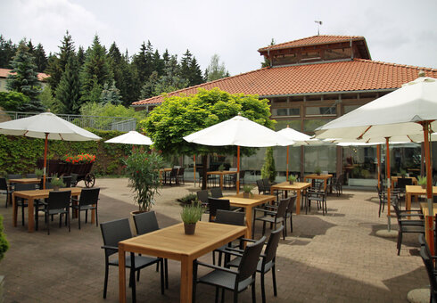 Auf der Terrasse