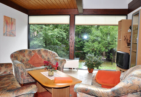 Blick in das Wohnzimmer