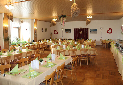 Saal für Feierlichkeiten