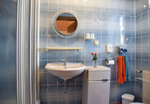 Blick in ein Badezimmer