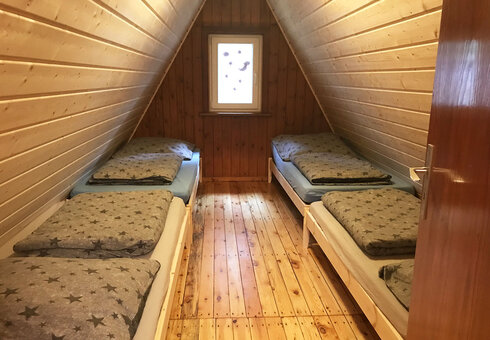 Schlafzimmer unterm Dach