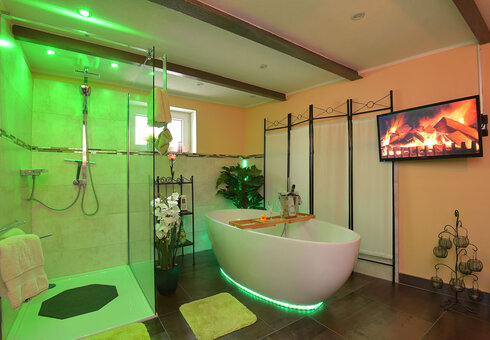 romantischer Wellnessbereich