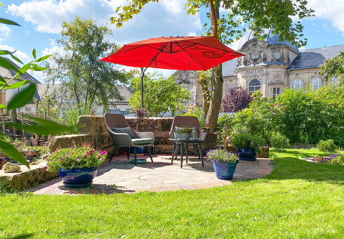 Sitzecke im Garten
