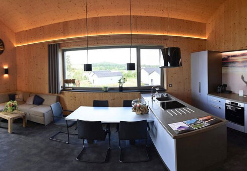 Blick in ein Ferienhaus