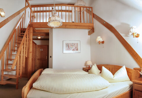Blick in ein Hotelzimmer