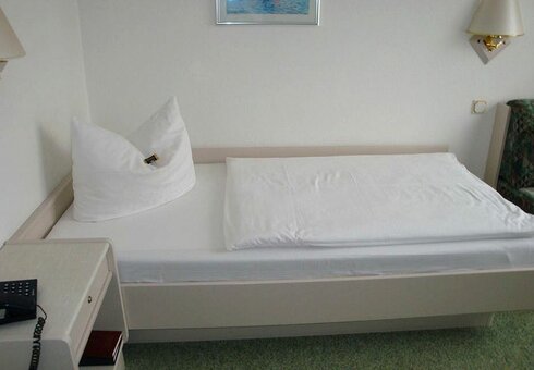 Blick in ein Gästezimmer