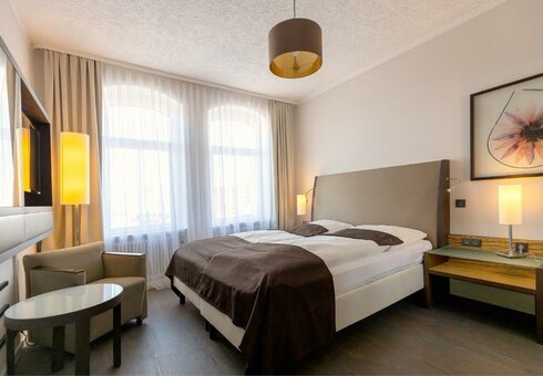 Blick in ein Gästezimmer