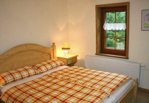 Blick in ein Doppelzimmer