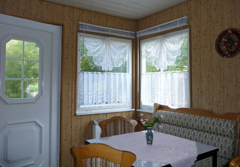 Blick in einen Bungalow