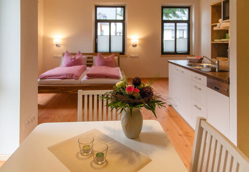 Blick in ein Appartement