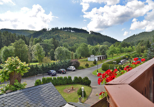 Blick vom Hotel in die Umgebung