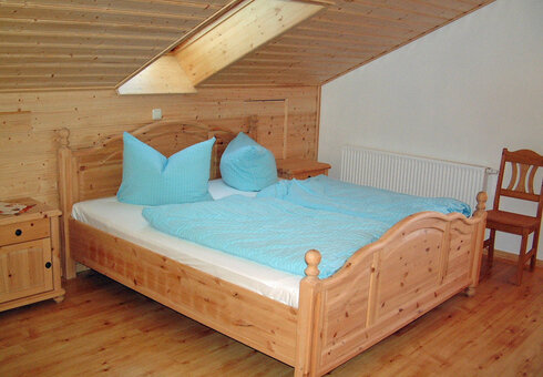 Blick in ein Gästezimmer