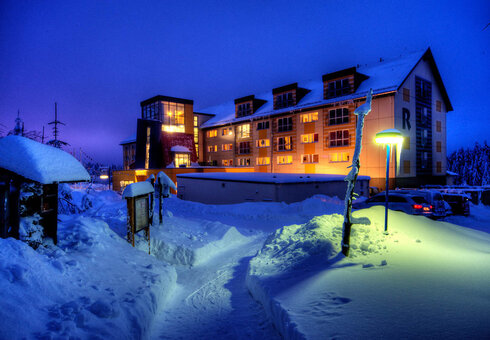 romantischer Winterabend