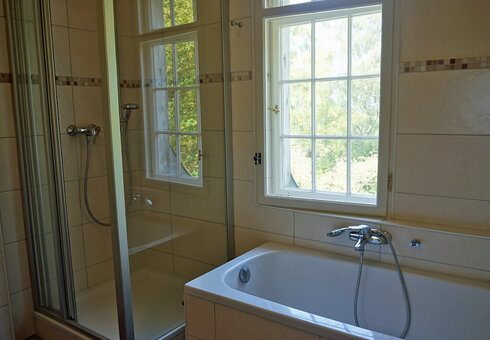 Blick in ein Badezimmer