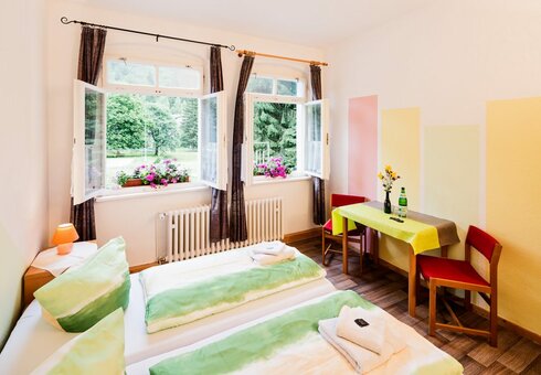 Zimmer im Gruppen- und Ferienhaus