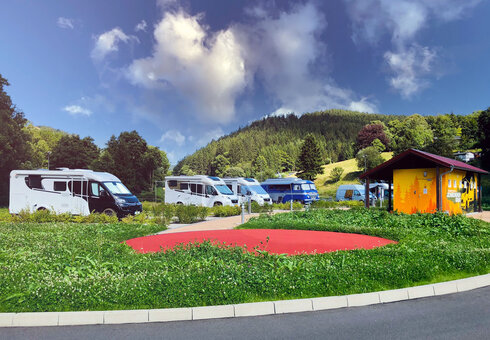 Caravanstellplatz im Schneidmühlengrund