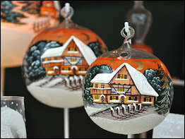 handbemalte Christbaumkugeln